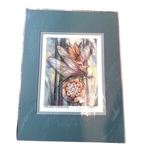 Jody Bergsma Dragon Rider Signed Limited Edition Fairy Fantasy Art Print 12x16